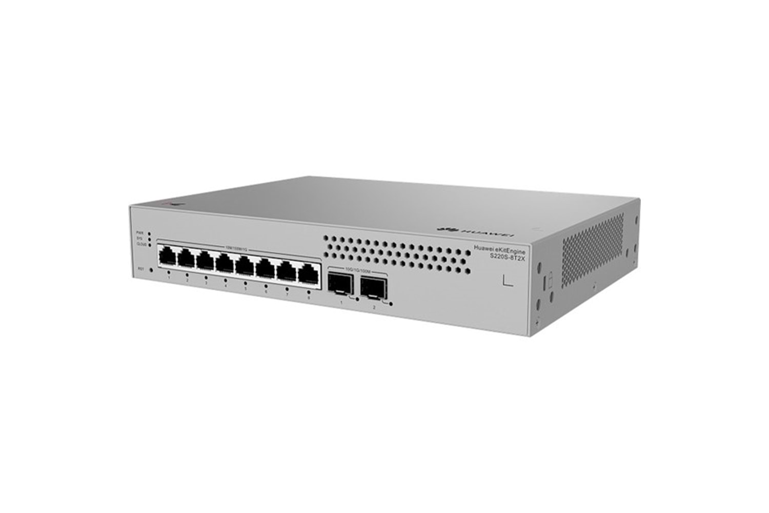 HUAWEI 8port eKIT S220S-8T2X GIGABIT 2xSFP+ Yönetilebilir Switch RackMount Layer2