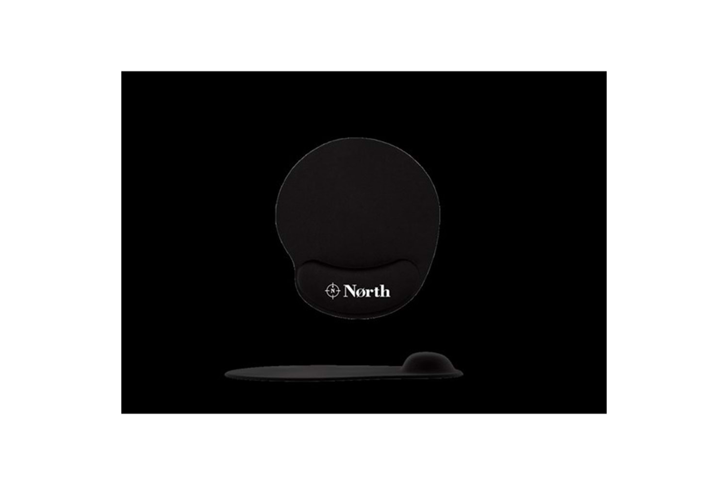 NORTH AirFly Premium Quality Bilek Destekli Siyah Gaming Mouse Pad