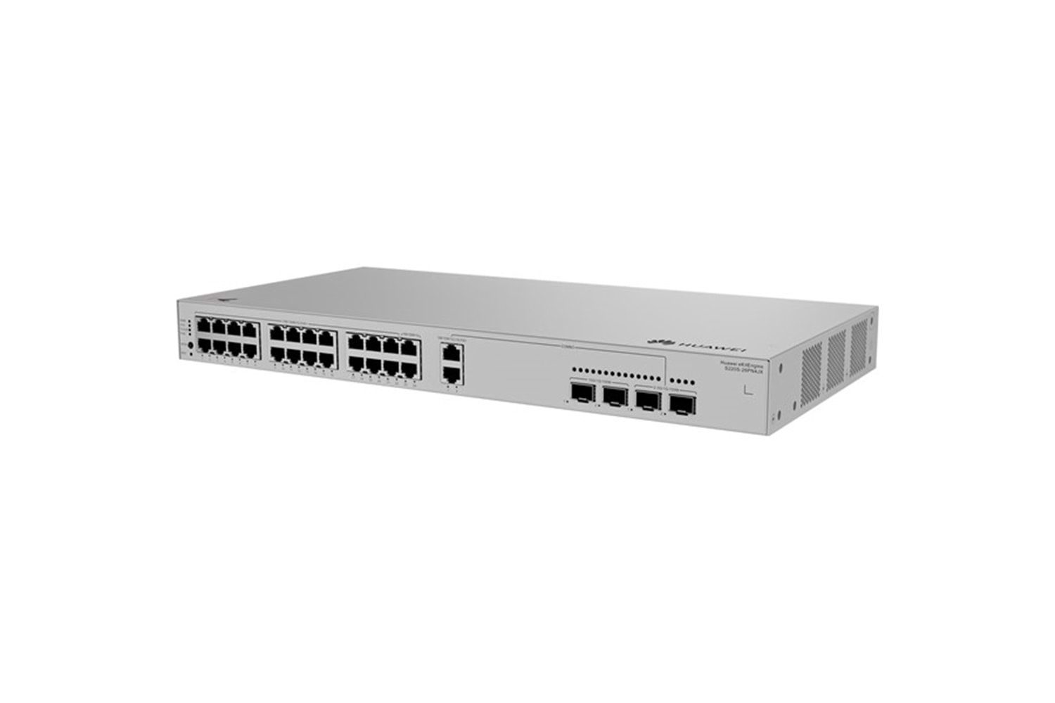 HUAWEI 24port 400W 22port PoE+ eKIT S220S-26PN4JX GIGABIT 2xSFP/2xSFP+ Yönetilebilir Switch RackMount Layer2