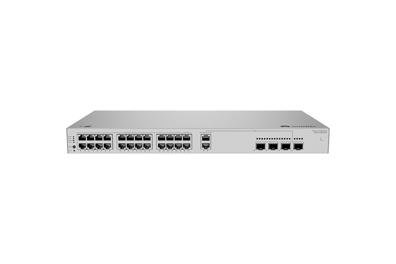 HUAWEI 24port 400W 22port PoE+ eKIT S220S-26PN4JX GIGABIT 2xSFP/2xSFP+ Yönetilebilir Switch RackMount Layer2