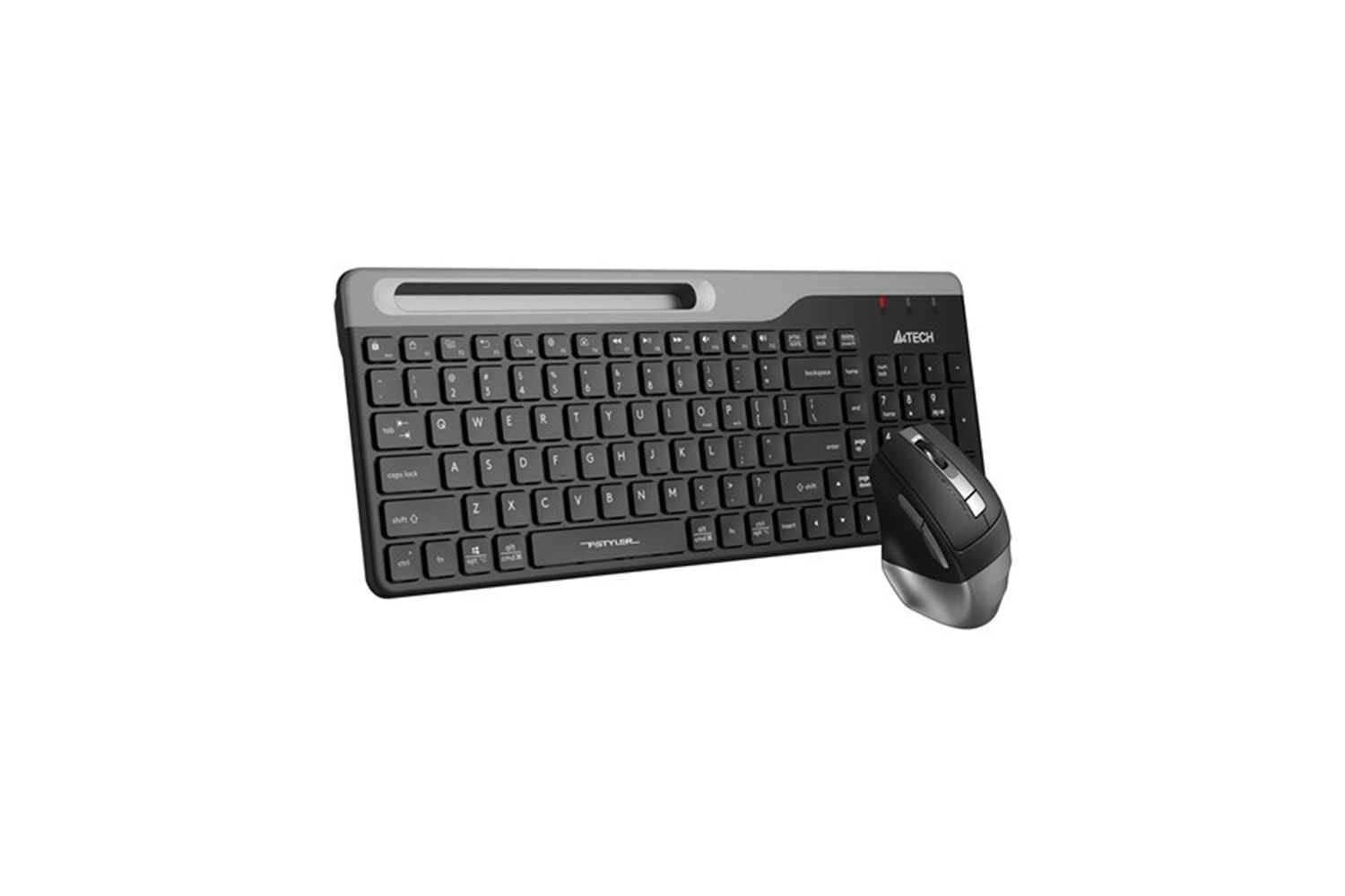 A4 TECH FB2535C Bluetooth Kablosuz Q Trk Optic Mouse Siyah/Gri Multimedya Klavye - Mouse Set