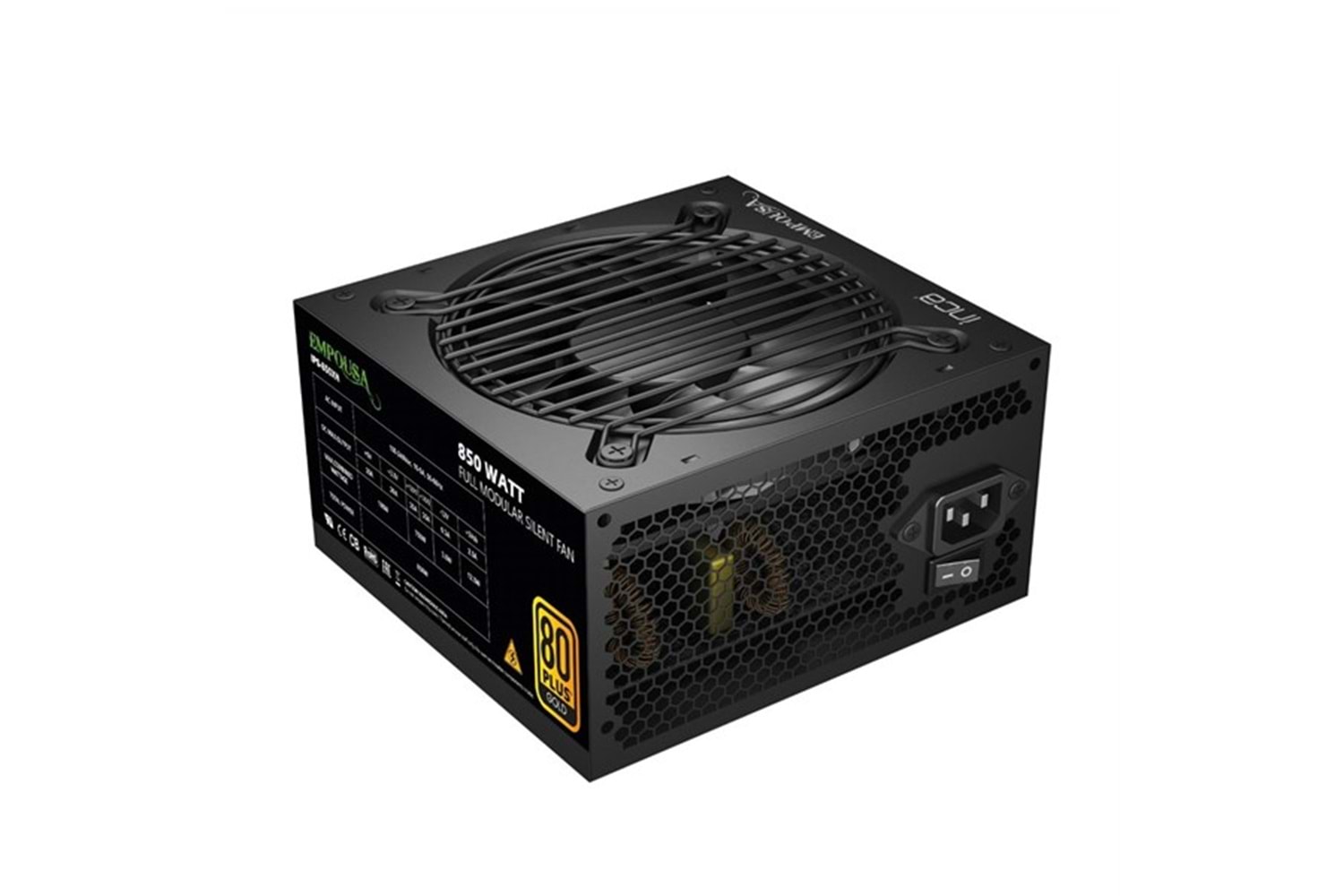 INCA 850W 80+ GOLD EMPOUSA IPS-850XN Tam Modüler Power Supply