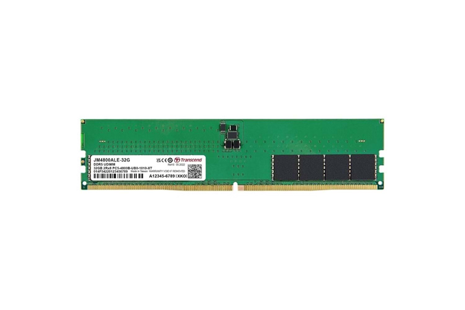TRANSCEND 32GB DDR5 4800MHZ PC RAM VALUE JM4800ALE-32G