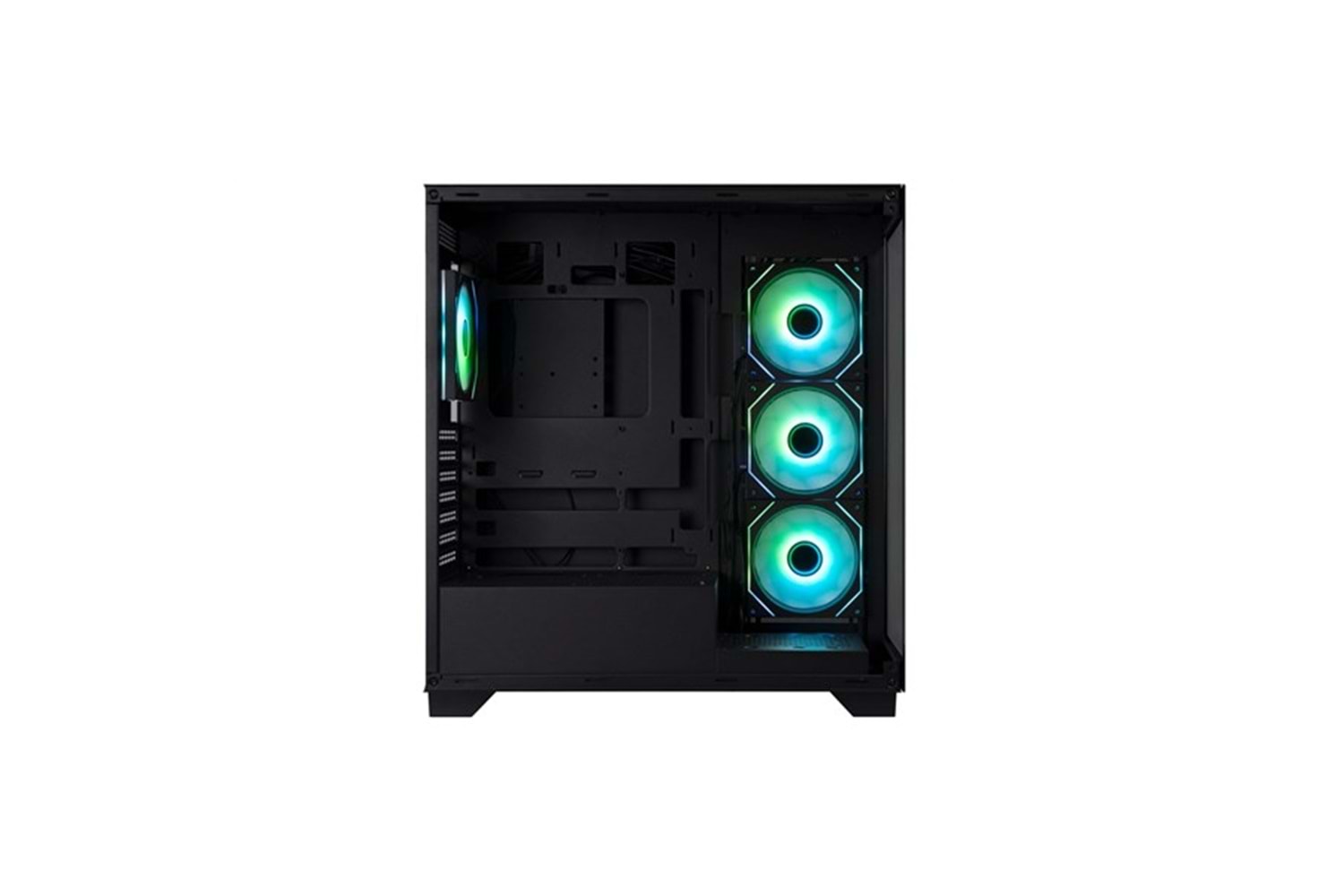 BITFENIX 600W 80+ CUBE PREMIUM BFC-CETB60KKGSK-4F Gaming Mid-Tower PC Kasası Pencereli