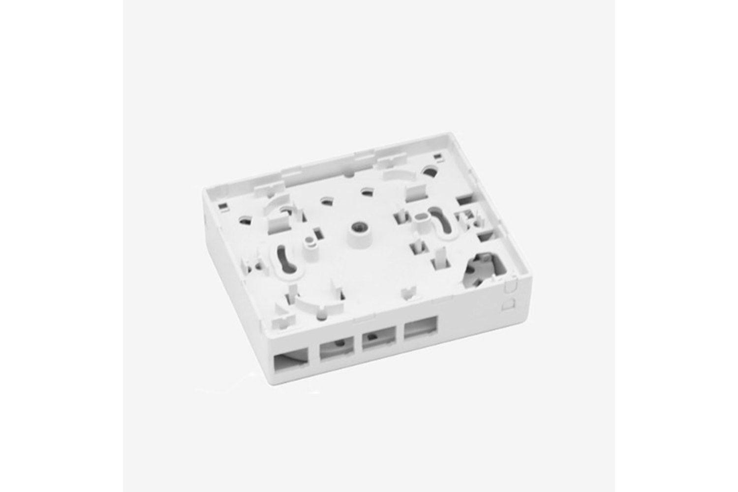 ODS 1 PORT SURFACE Fiber Optik Duvar Tipi Montaj Kutusu Beyaz 13SFP1PWT