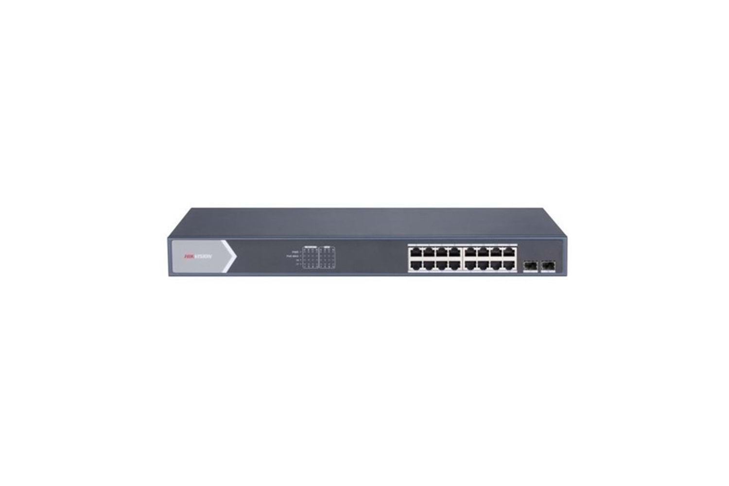 HIKVISION 16port 250w FULL PoE DS-3E1518P-SI GIGABIT 2X SFP Akıllı Yönetilebilir Switch Rack Mount