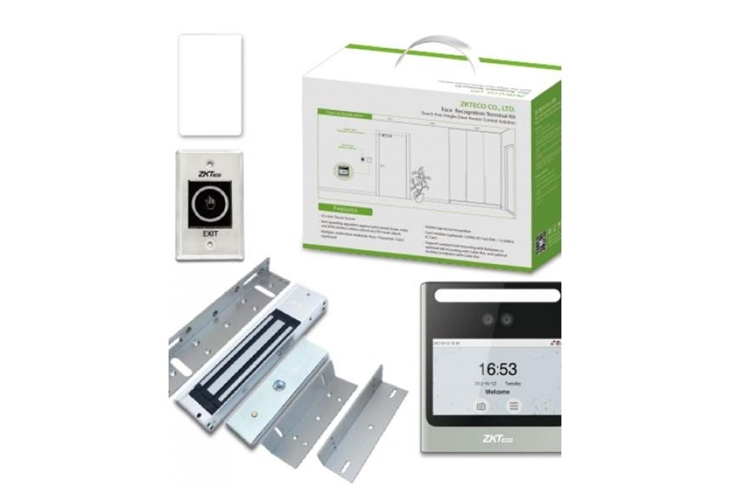 ZKT EFace10-ID YÜZ TANIMA VE PARMAKİZİ KART OKUYUCU PDKS Cihaz