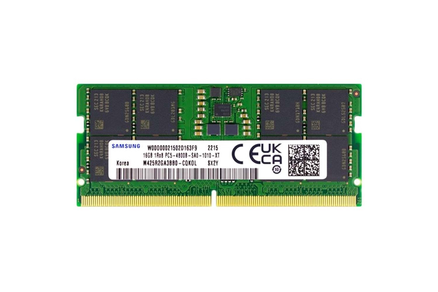 SAMSUNG 16GB DDR5 4800MHZ NOTEBOOK RAM VALUE M425R2GA3BB0-CQK0D