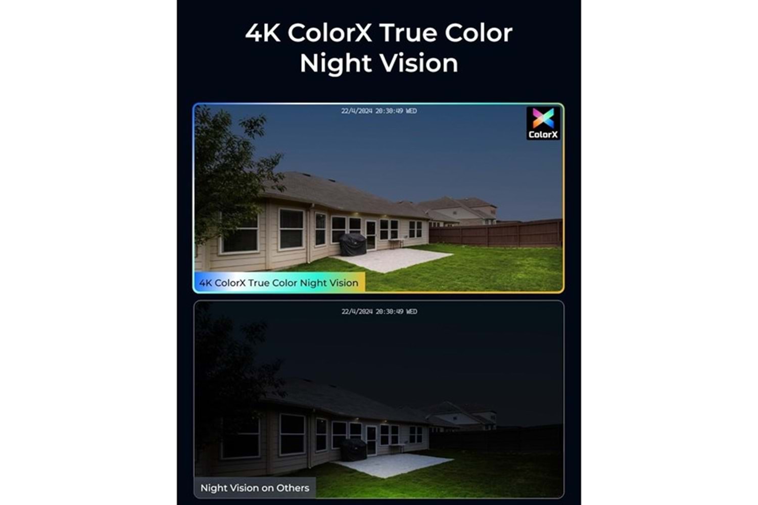 REOLINK 8MP BULLET 4MM CX810 IP Güvenlik Kamerası PoE IP67, ColorX