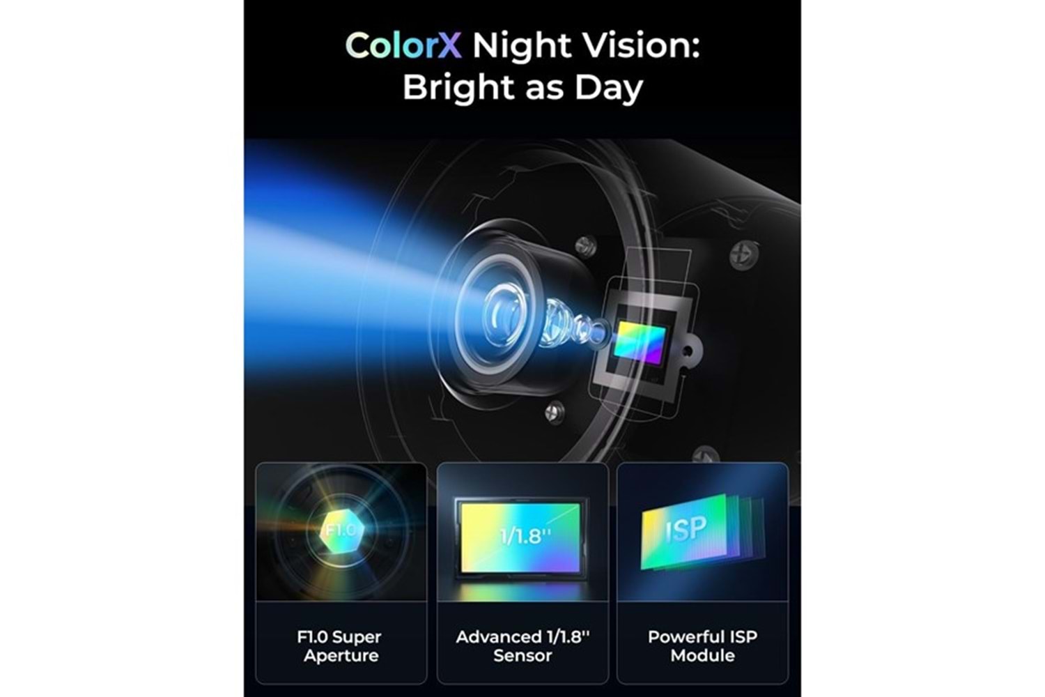 REOLINK 8MP BULLET 4MM CX810 IP Güvenlik Kamerası PoE IP67, ColorX