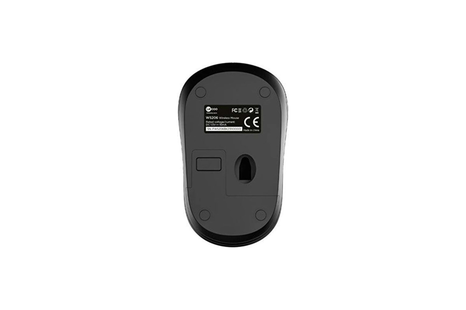 LENOVO LECOO Ws206 Kablosuz 1600dpi Optic Siyah Mouse