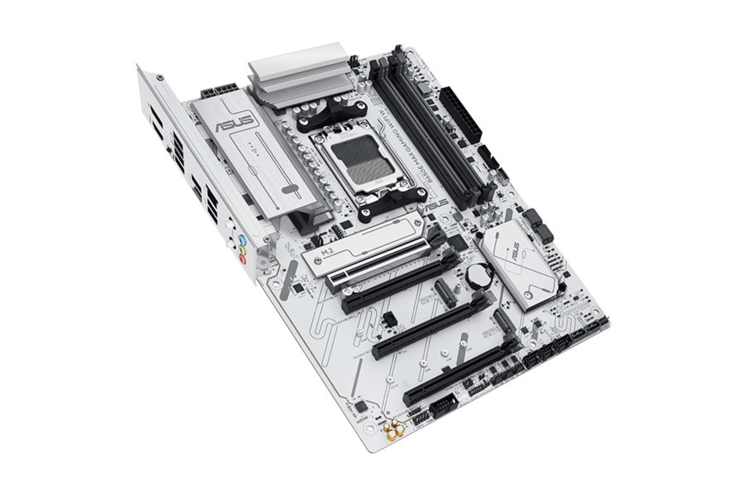 ASUS B650E MAX GAMING WIFI6E W DDR5 HDMI DP PCIE 5.0 AM5 ATX BEYAZ