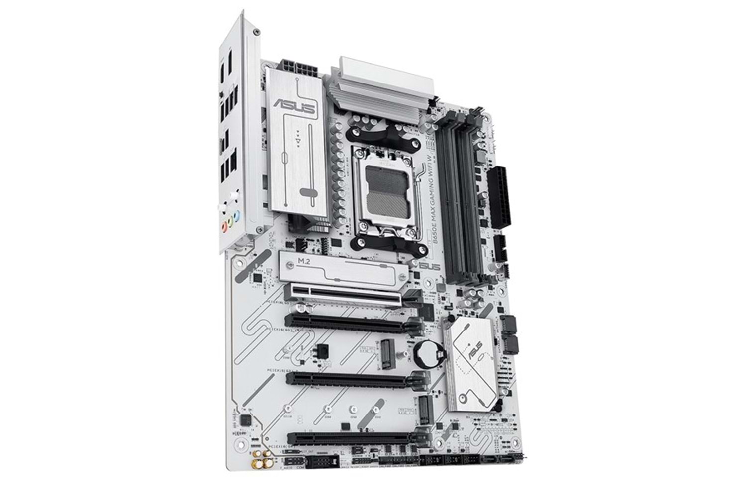 ASUS B650E MAX GAMING WIFI6E W DDR5 HDMI DP PCIE 5.0 AM5 ATX BEYAZ