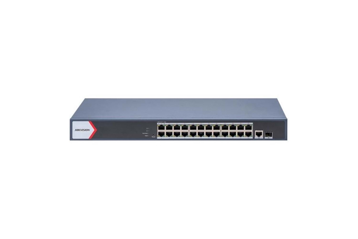 HIKVISION 24port 230w FULL PoE DS-3E1526P-EI/M GIGABIT 1X-UPLINK,1XSFP Yönetilemez Switch Metal