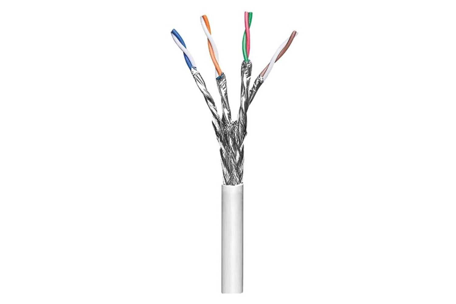 ODS 0.3m CAT6A S/FTP Gri Patch Kablo
