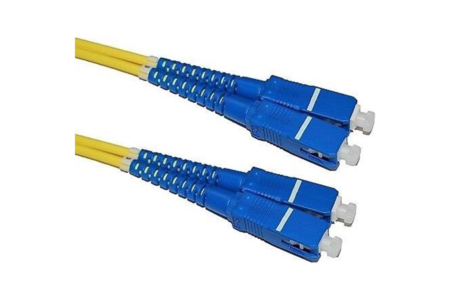 DIGITUS 2m SM SC-LC 9/125µ LSZH Duplex Fiber Optik Patch Kablo