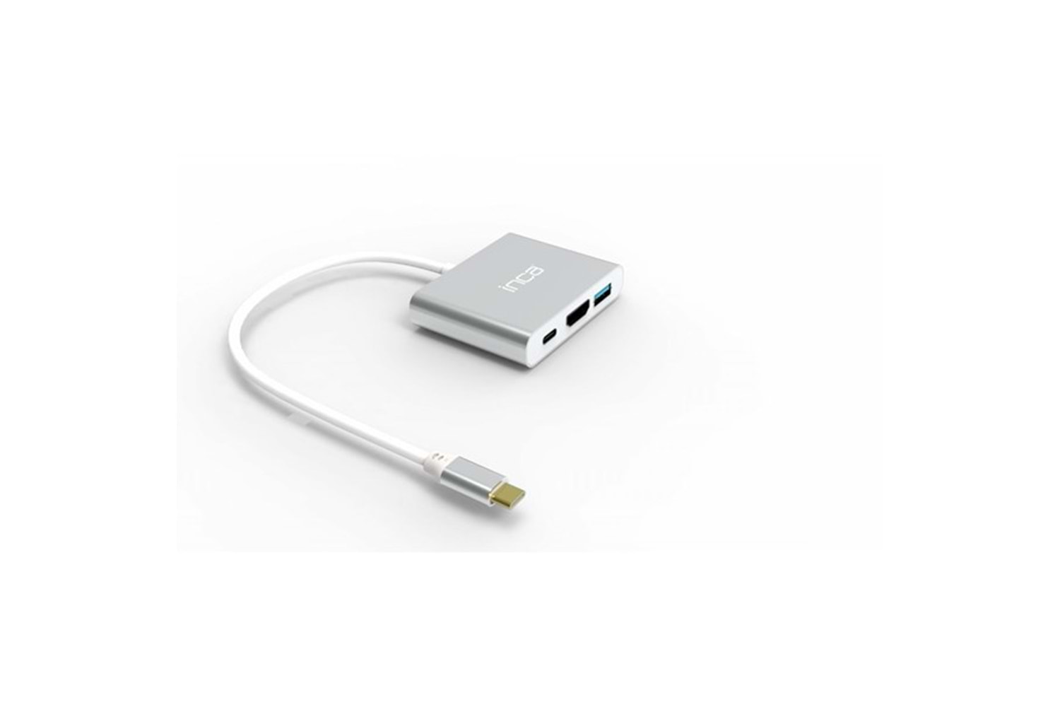 INCA ITPC-04TX 0.15metre TYPE-C - HDMI Görüntü Adaptörü Gümüş 100W