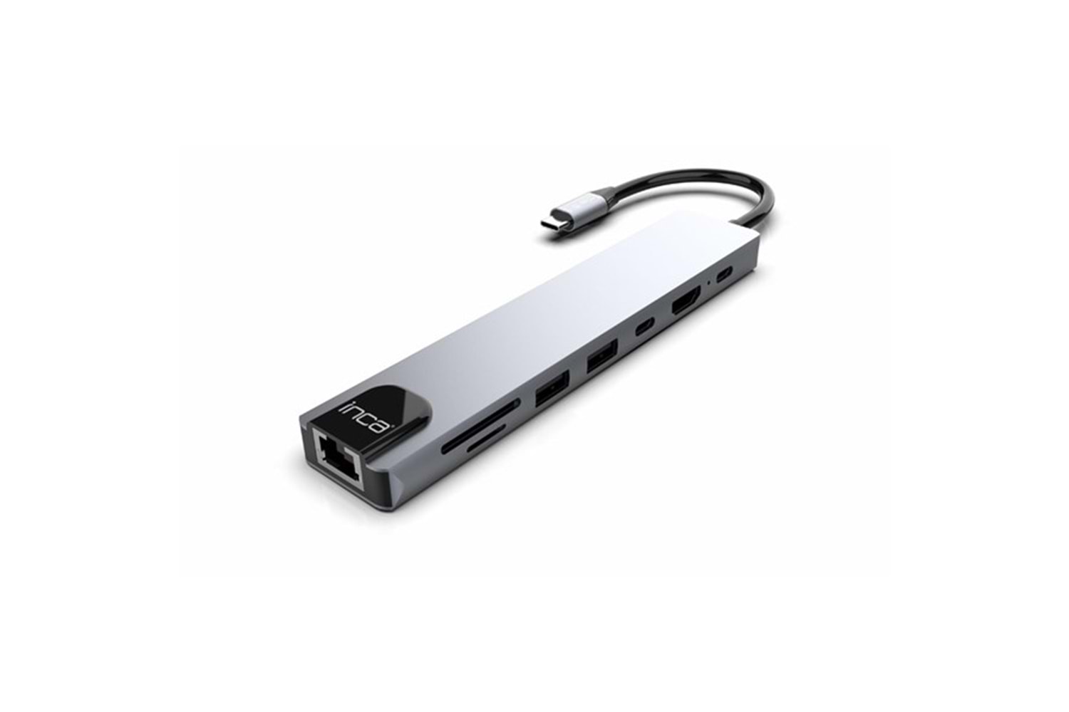 INCA ITPC-7T 0.15metre 7in1 Çok Portlu Görüntü Adaptörü 4K