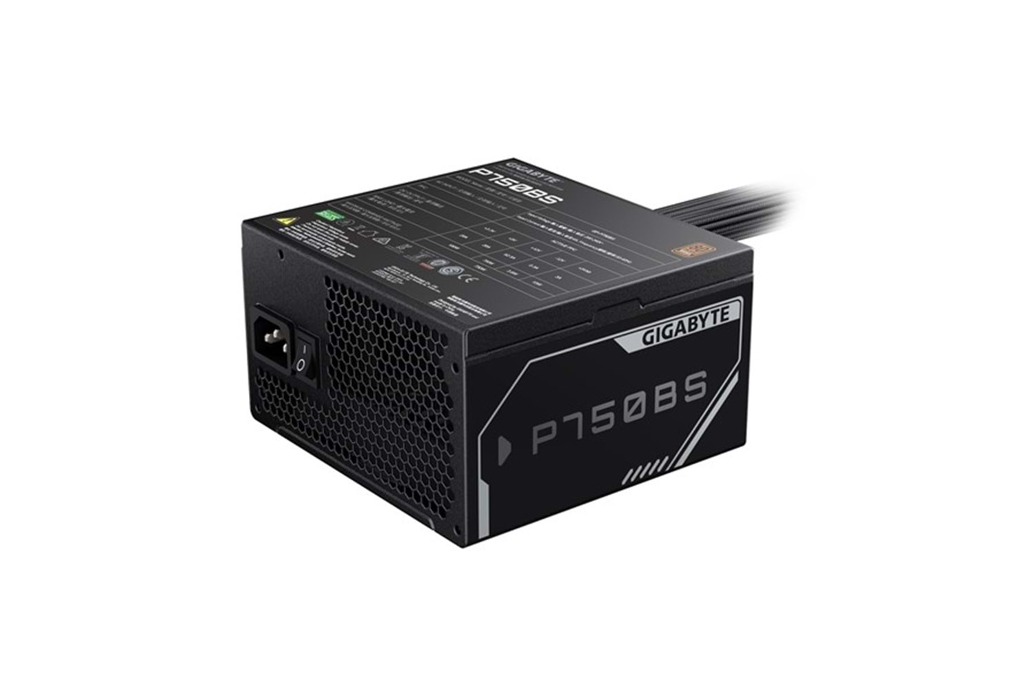GIGABYTE 750W 80+ BRONZE GP-P750BS 12cm Fanlı APFC Power Supply