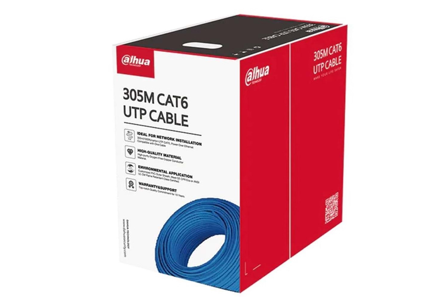 DAHUA 23AWG Mavi 305m CCA CAT6 PFM922I-6UN-C