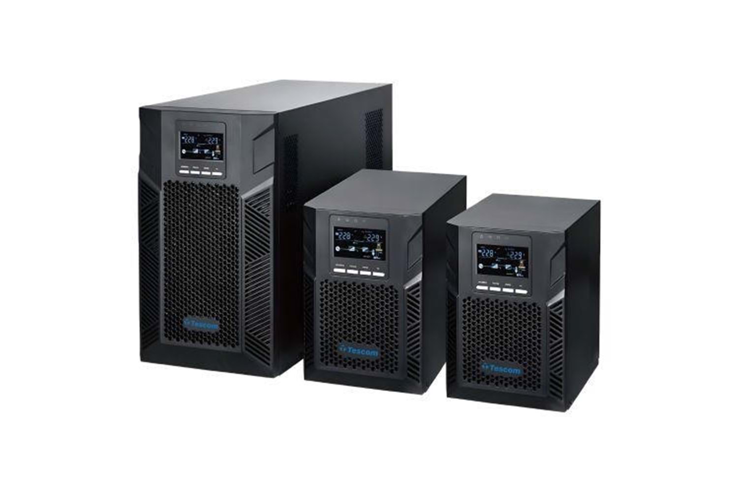 TESCOM 3KVA NEOLINE ONLINE 1/1F LCD EKRAN UPS 6x 12v 7amper
