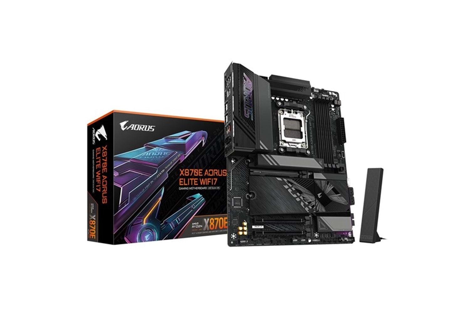 GIGABYTE X870E AORUS ELITE WIFI7 DDR5 HDMI TYPE-C PCIE 5.0 AM5 ATX