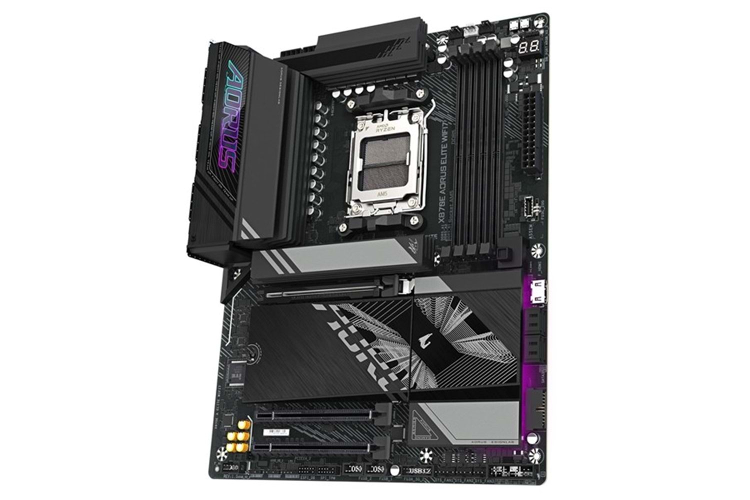 GIGABYTE X870E AORUS ELITE WIFI7 DDR5 HDMI TYPE-C PCIE 5.0 AM5 ATX