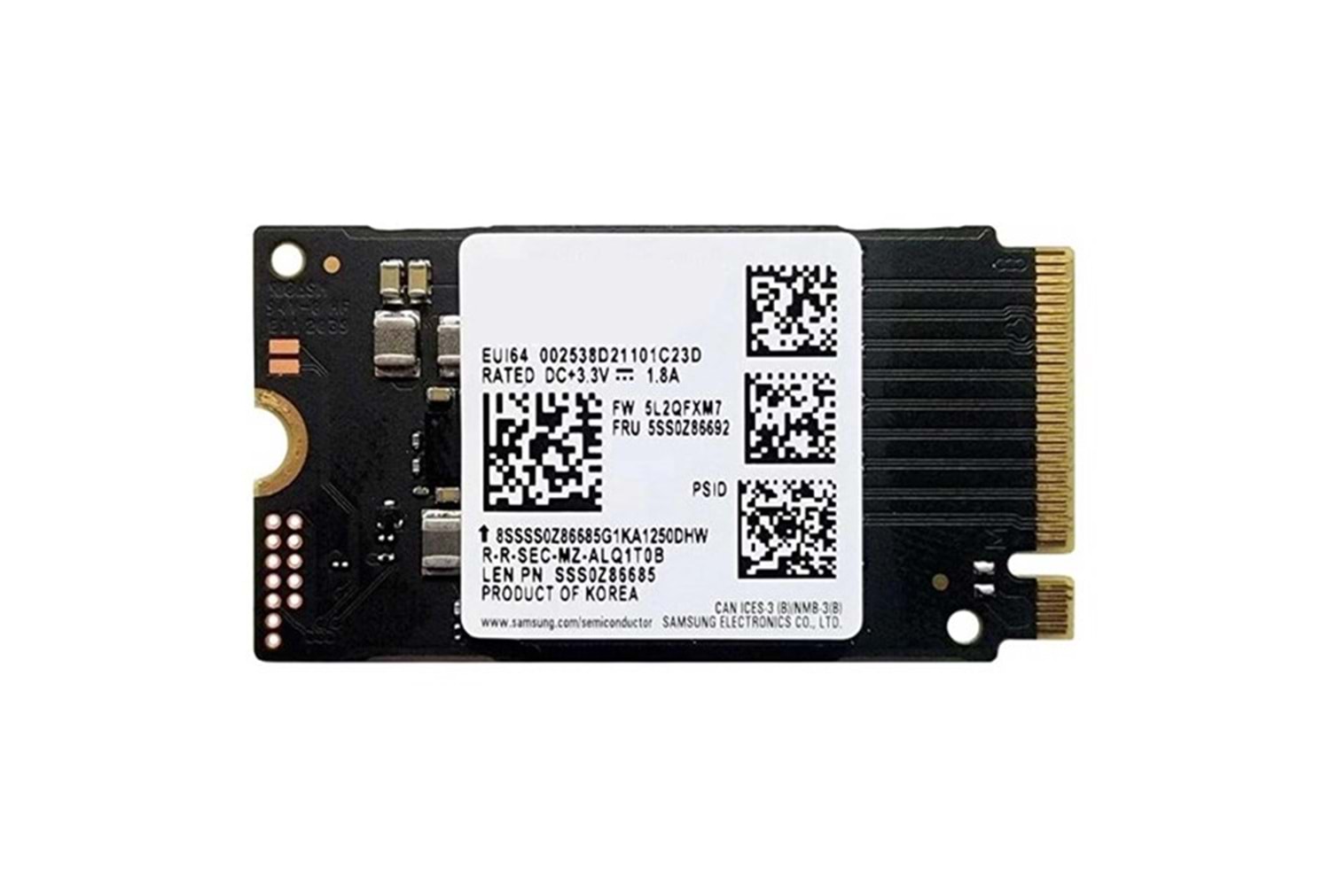 SAMSUNG 512GB PM9C1A MZ-AL8512B 3300- 1250MB/s M2 NVME GEN4 Disk (2242 FORM FACTOR)