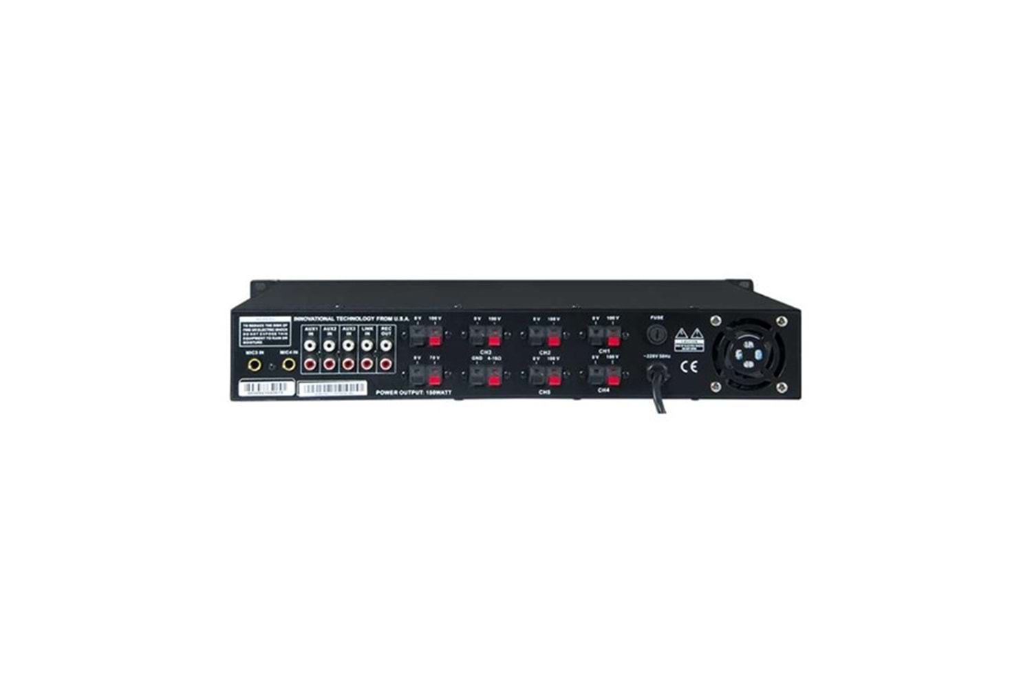 WESTA WM-150UT 6-bölgeli 150W MİKSER AMFİ 100V