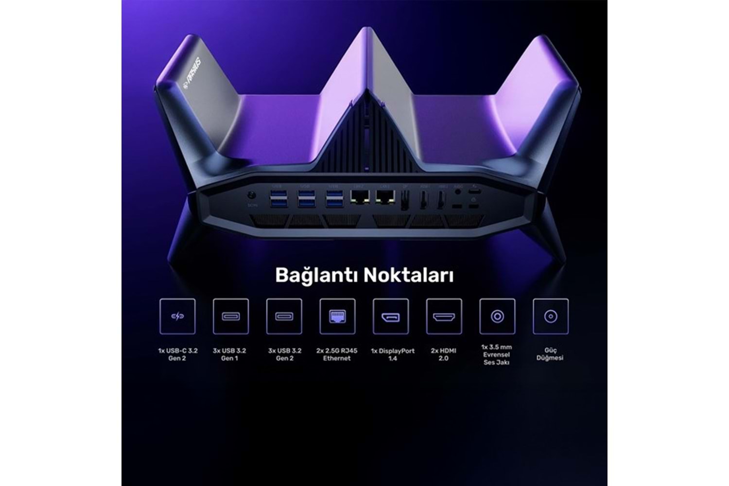 RAXIUS MP M2A İ9 3070-129H001 CORE i9 12900H 16GB RAM 512GB SSD RTX 3070 FDOS MINI PC
