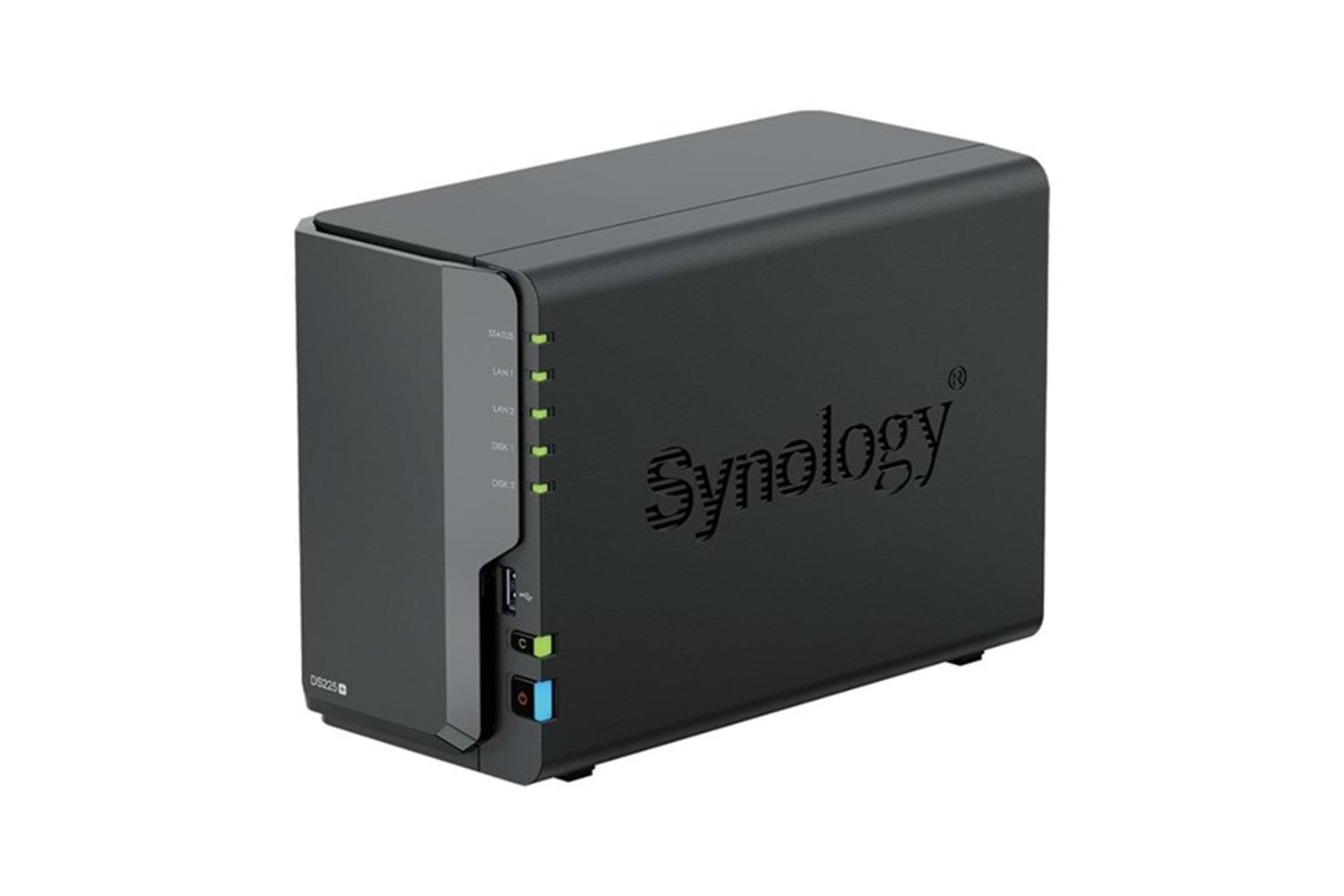SYNOLOGY DS225 PLUS CELERON QC- 2GB RAM- 2-diskli Nas Server (Disksiz)