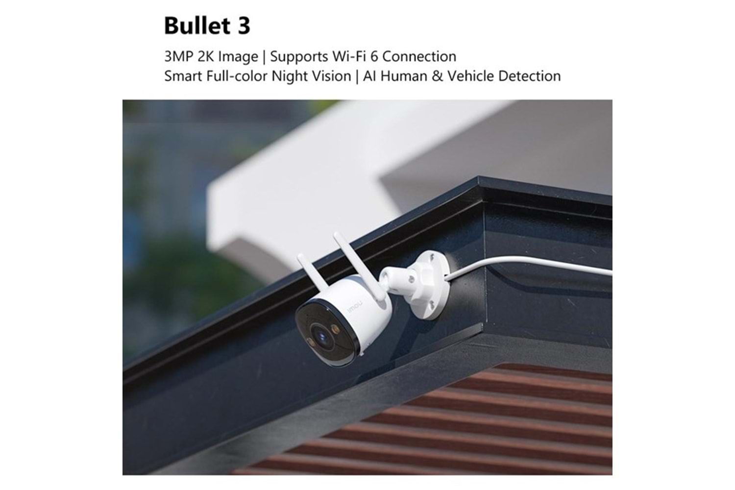 IMOU 3MP IPC-S3EP-3M0WE Dış Ortam BULLET KAMERA (BULLET 3)