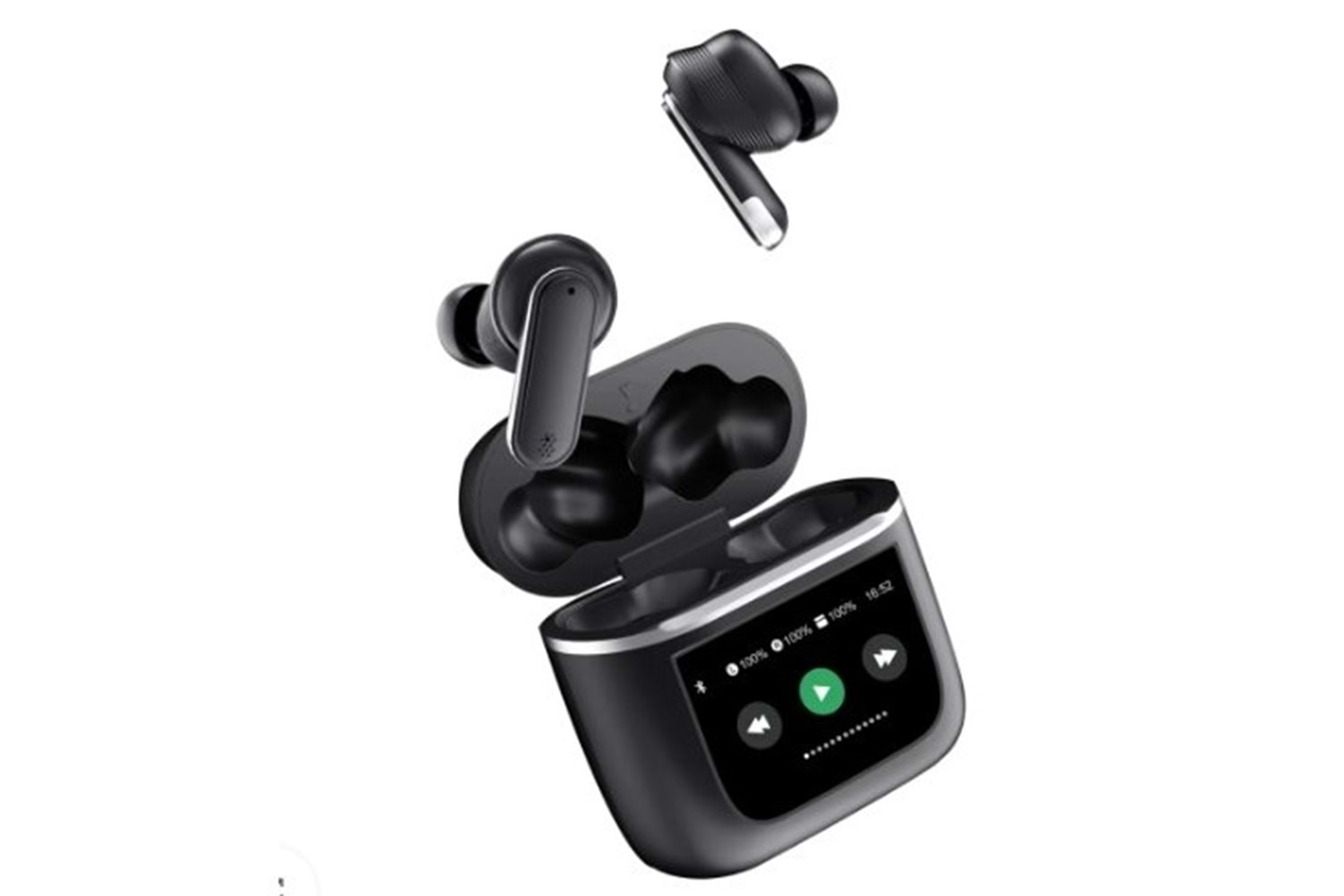 BİX X3 SOUNDCRAFT DOKUNMATİK DİJİTAL EKRAN Siyah ANC/ENC TWS Kulak İçi BLUETOOTH KULAKLIK