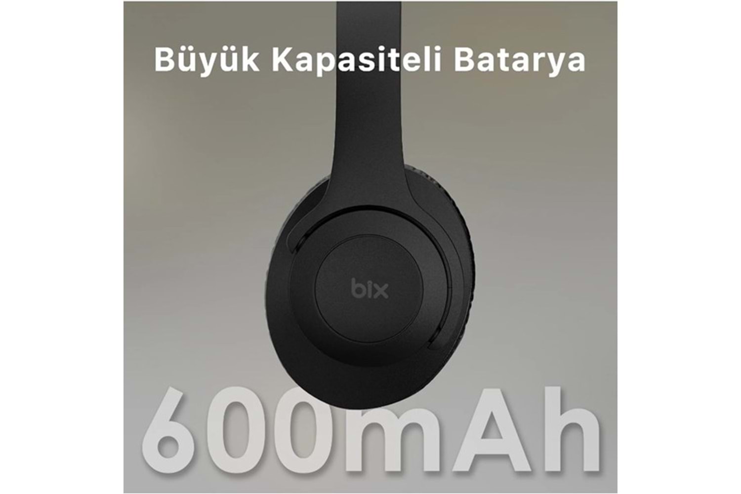 BİX BH2-BK Siyah SOUNDCRAFT BH2 KATLANABİLİR KULAKÜSTÜ KABLOSUZ KULAKLIK