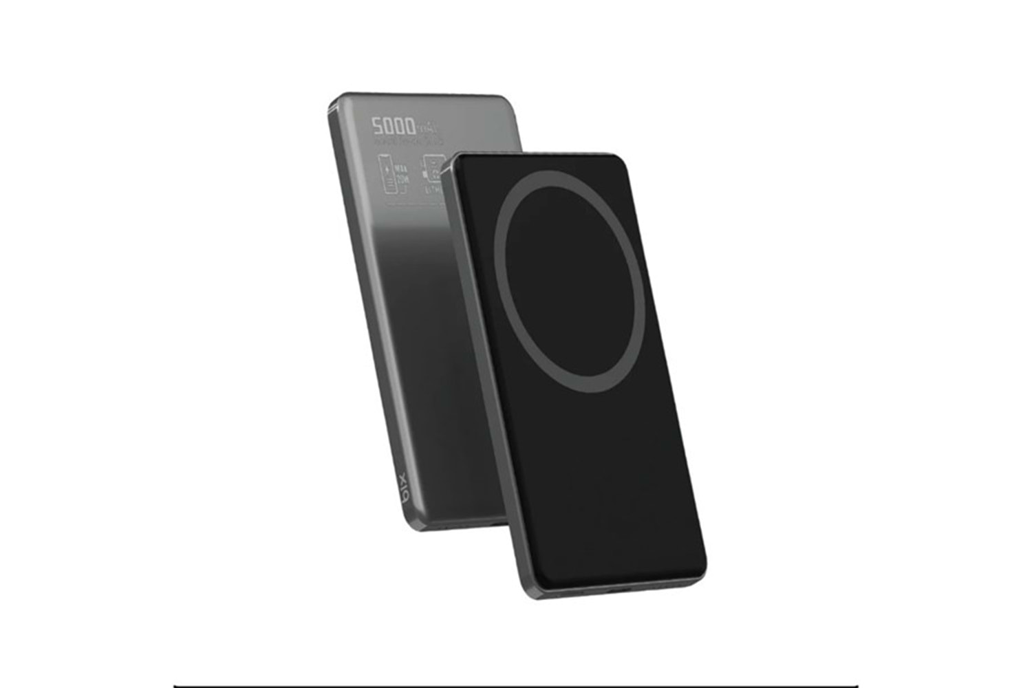 BİX 5000mAh TPB14 15W Kablosuz ULTRA SLİM METAL POWERBANK