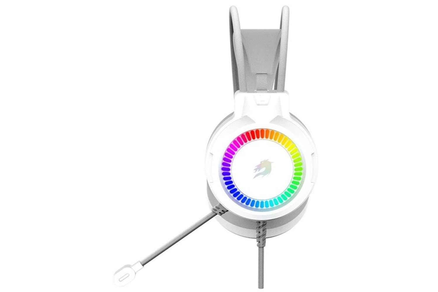 GameBooster HAMMER 7.1 Rainbow Beyaz Gaming Kulaklık H02W