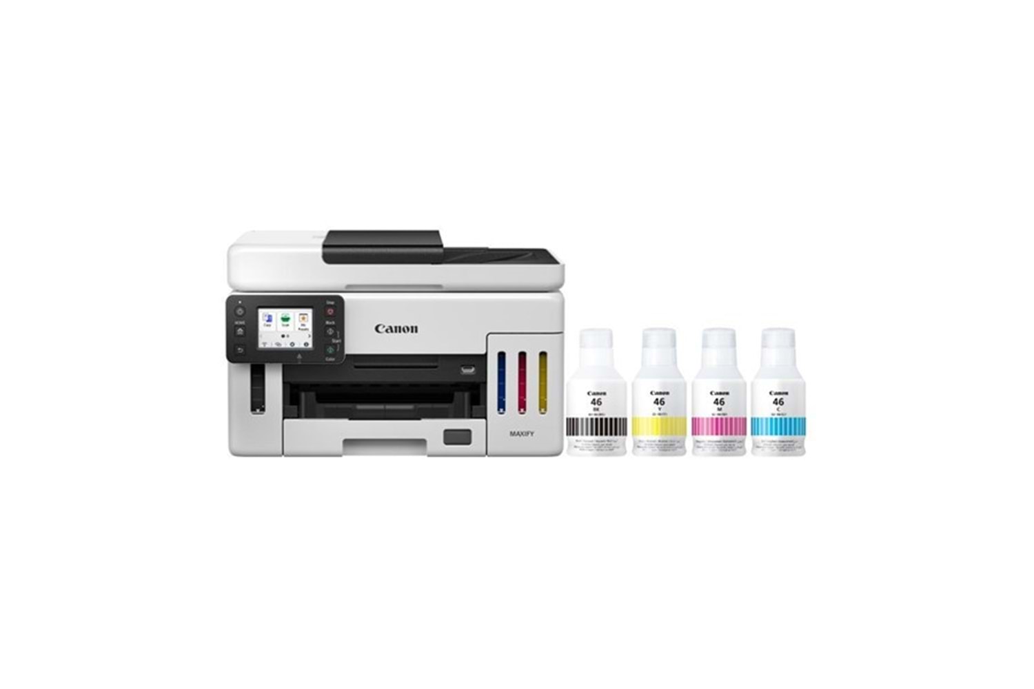 CANON A4 Renkli GX6140 Tanklı Yazıcı Tarayıcı Fotokopi USB 2.0,Ethernet,Kablosuz Tanklı