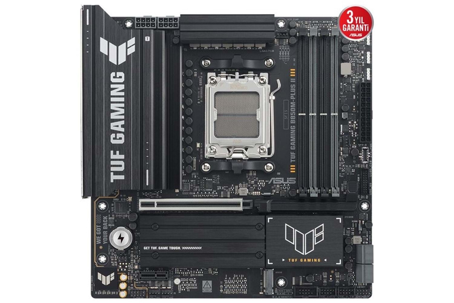 ASUS TUF GAMING B850M-PLUS II DDR5 HDMI DP PCIE 5.0 AM5 ATX