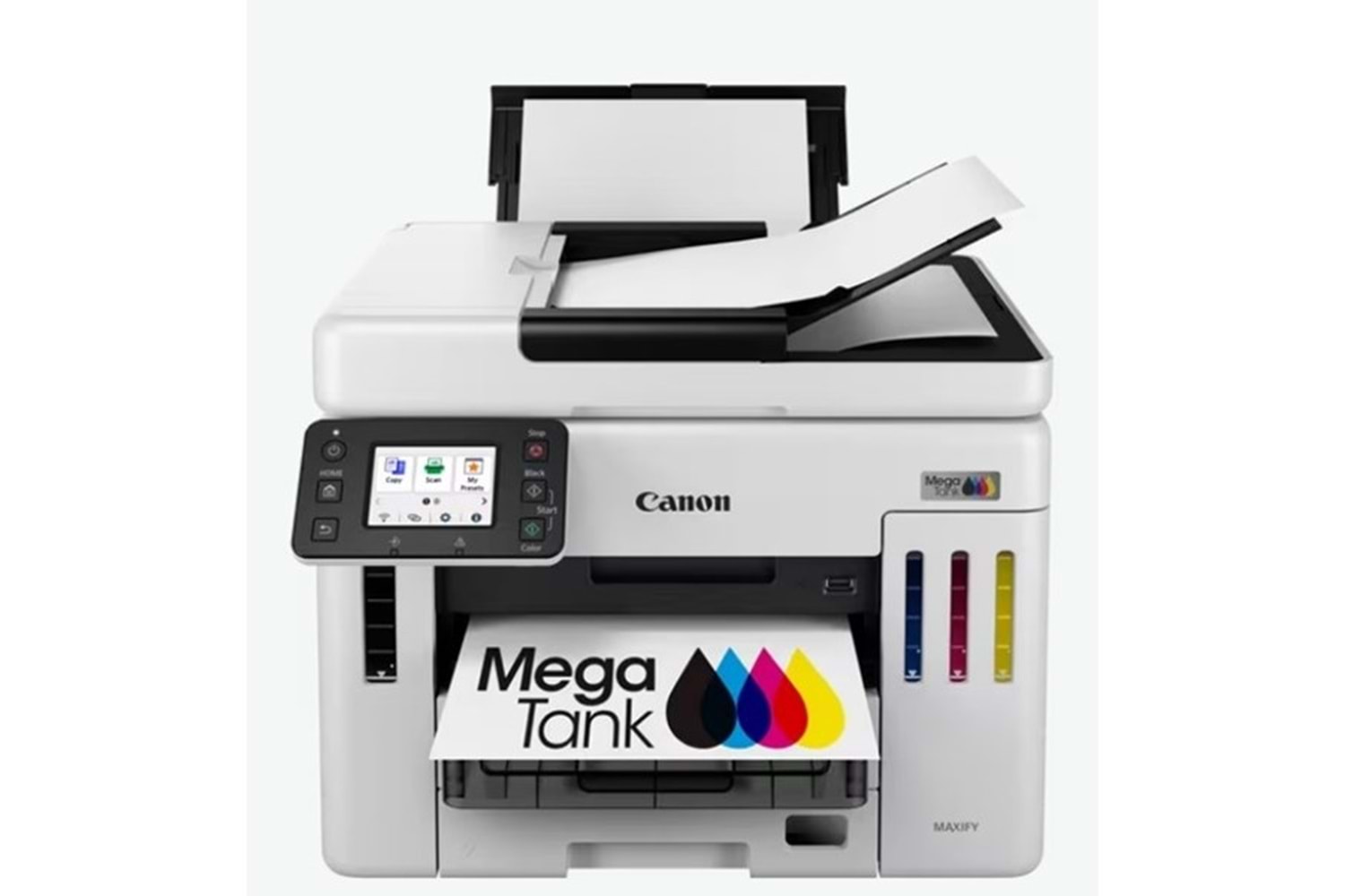 CANON A4 Renkli MAXIFY GX7140 Çok Fonksiyonlu Tanklı Yazıcı Tarayıcı Fotokopi USB 2.0,Ethernet,Kablosuz
