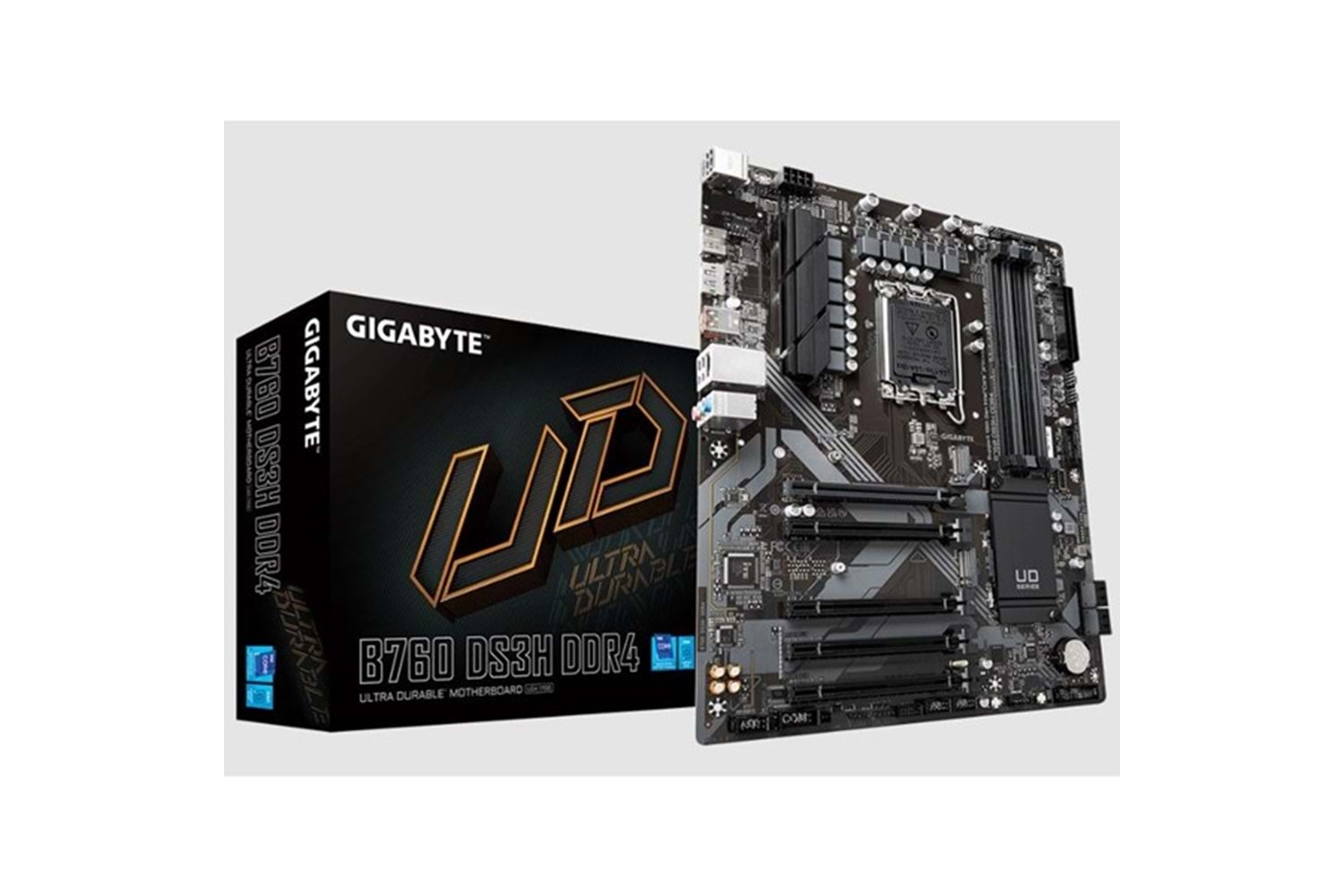 GIGABYTE B760 DS3H DDR4 HDMI TYPE-C DP PCIe 16X v4.0 1700p mATX 5-PCIE SLOT