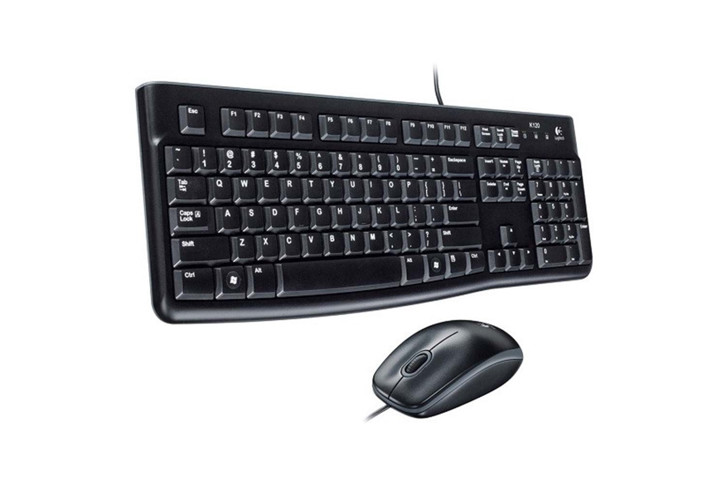 LOGITECH MK120 USB Q Trk Siyah Multimedya Klavye - Mouse Set 920-002560