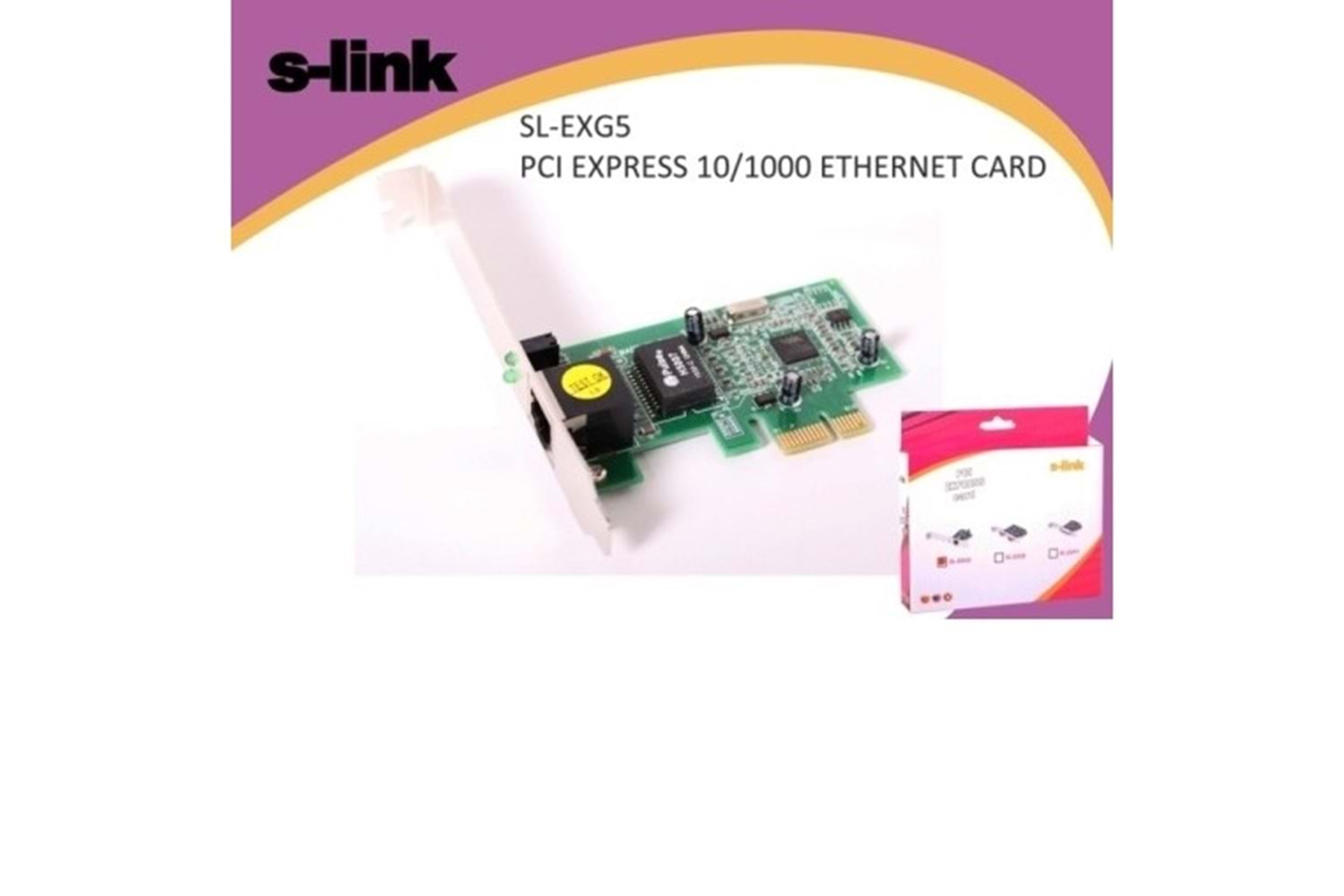 S-LINK SL-EXG5 Gigabit 1port PCIe 1X Ethernet