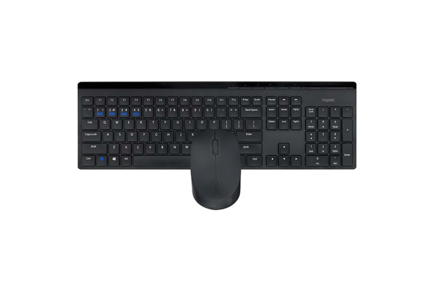 RAPOO 8110M 12482 KABLOSUZ KLAVYE MOUSE SET SİYAH