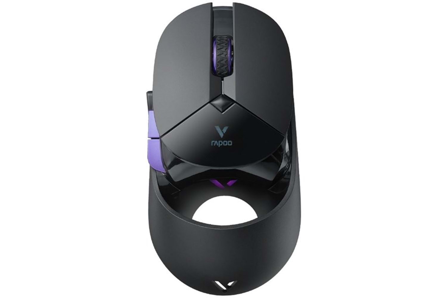 RAPOO VT960 PRO 4K 12584 26000dpi Kablosuz Gaming Mouse Black/Purple