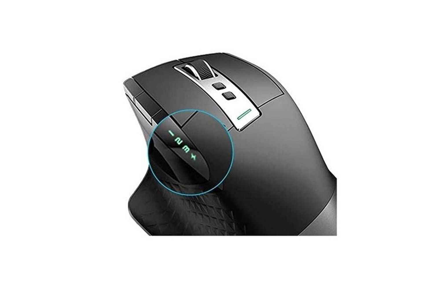 Rapoo Mt750s 18670 Siyah Çoklu Modlu Kablosuz Ergonomik 3200 Dpı Sensörlü Mouse