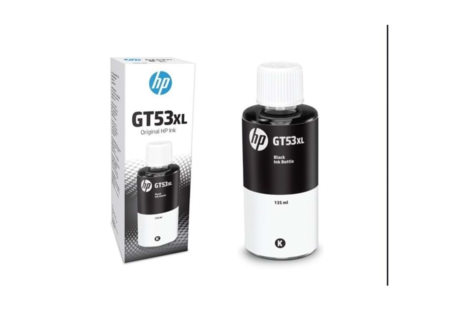 Hp No Gt53xl Siyah Sise Kartuş 135Ml