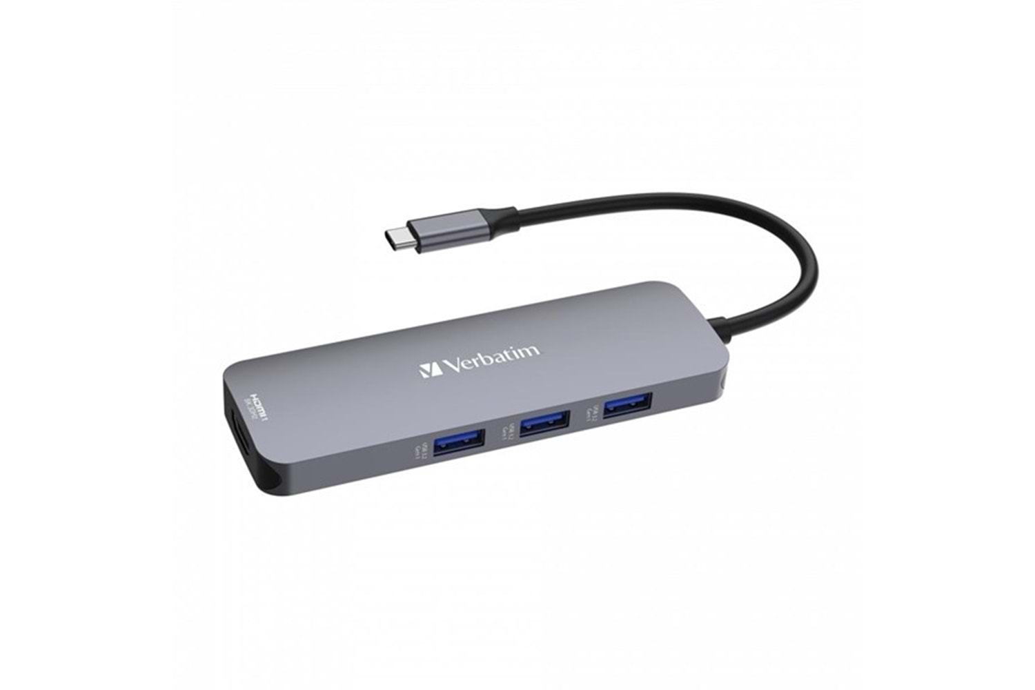 VERBATIM CMH-08 USB-C Pro Çok Bağlantı Noktalı Dock