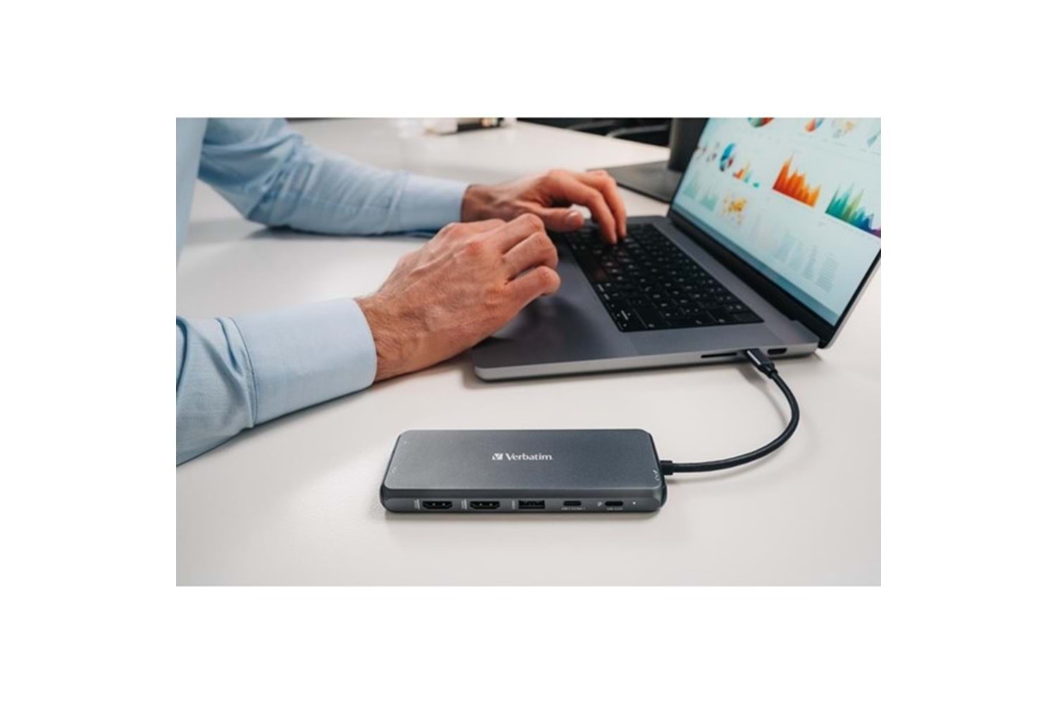 VERBATIM 14port CMH-14 USB-C Pro Çok Bağlantı Noktalı Dock