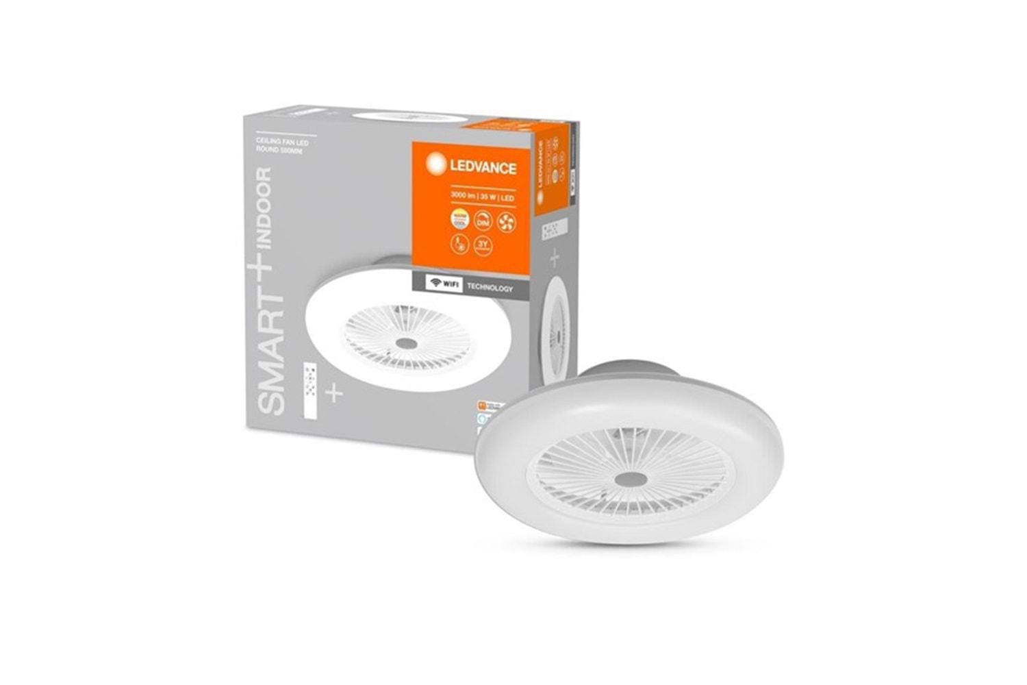 LEDVANCE Smart Led Fanlı Tavan Armatürü Beyaz
