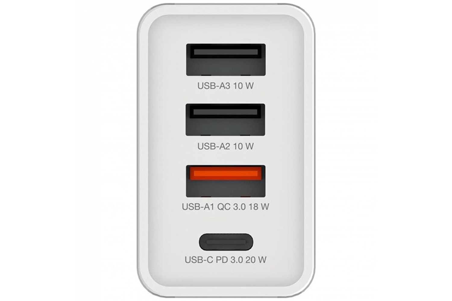 VERBATIM CHR-30EU2 30W 4 Bağlantı Noktalı USB Duvar Şarj Cihazı - Beyaz